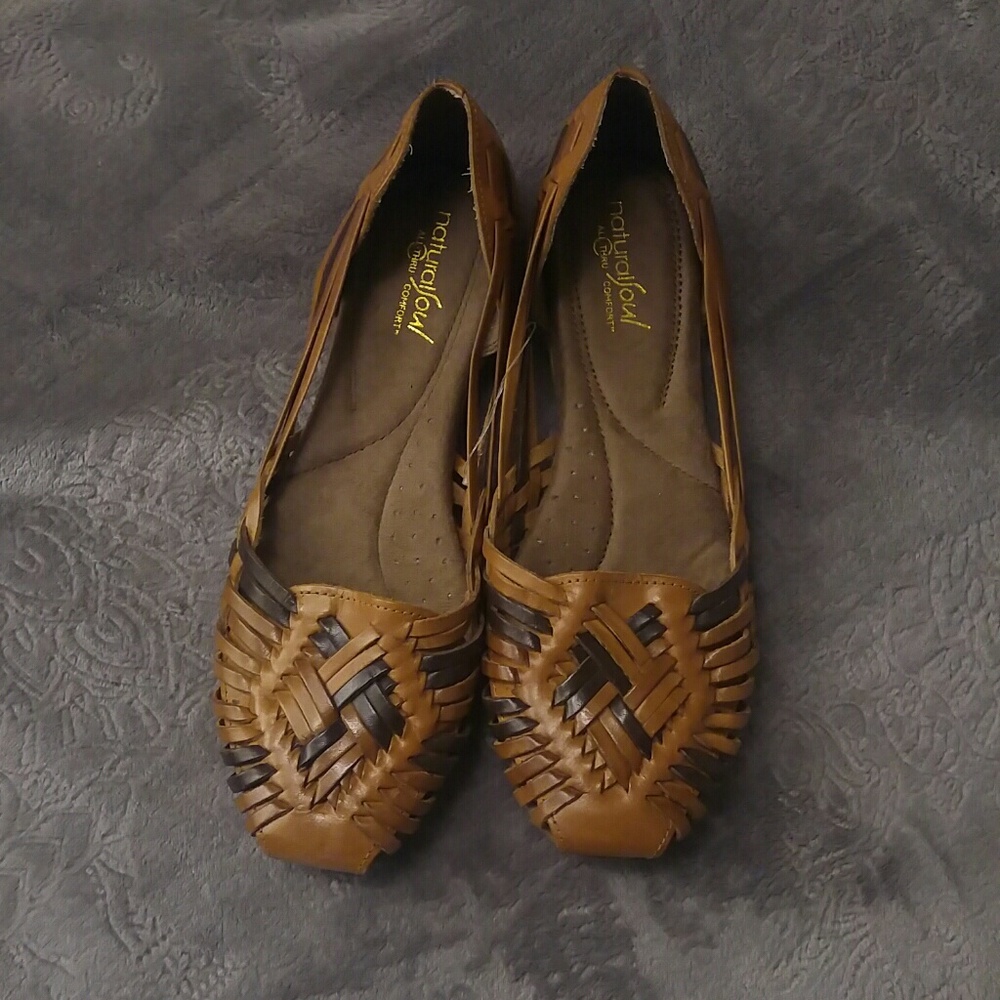 New Natural soul all thru comfort Brown leather